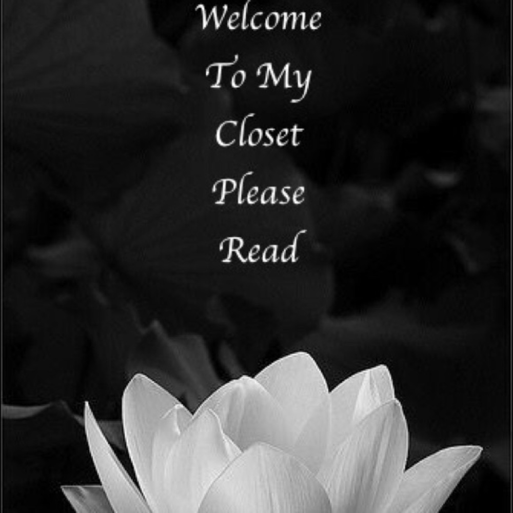 Welcome to my closet!